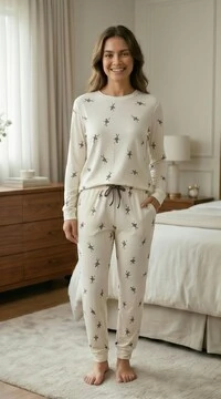 Pijama Manga Longa Jogging Bailarina Classic