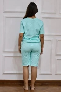 Pijama Bermuda Aura Mint