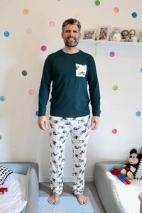 Pijama Manga Longa Masculino Pequenos Mergulhadores
