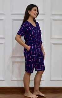 Pijama Bermuda Risca Pop