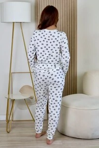 Pijama Manga Longa Calça Jogging Caracol