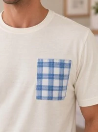 Pijama Verão Masculino Xadrez Santorini