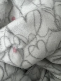 Pijama Moletinho Peluciado Botões Amor Infinito