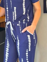 Pijama Meia Estação Urban Soft Blue