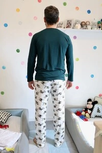 Pijama Manga Longa Masculino Pequenos Mergulhadores