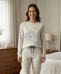 Pijama Manga Longa Jogging Spray Lunar