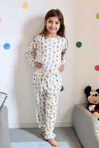 Pijama Infantil Unissex Mini Bots