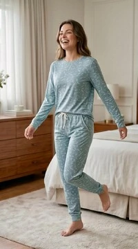 Pijama Manga Longa Jogging Libélulas