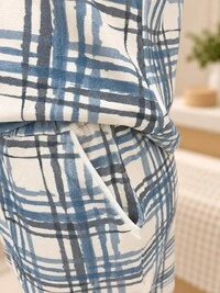 Pijama Curto T-Shirt Xadrez Serenity