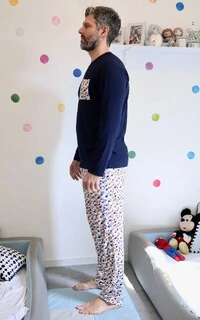 Pijama Manga Longa Masculino Turma do Espaço