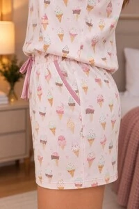 Pijama Curto T-Shirt Dolce Gelato