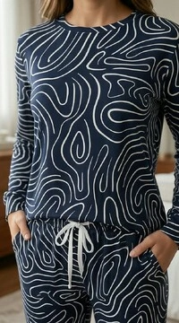 Pijama Manga Longa Jogging Maré