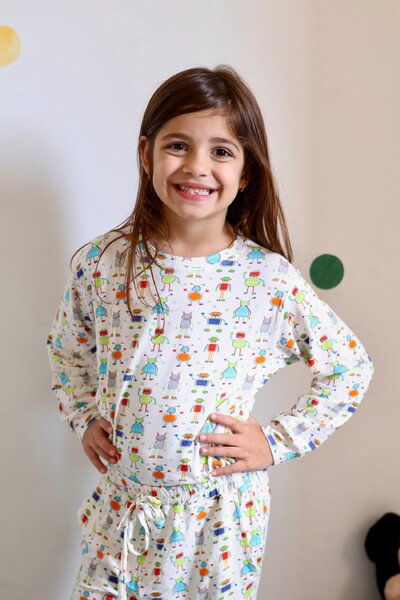 Foto Pijama Infantil Unissex Mini Bots