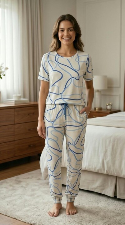 FotoPijama Meia Estaçao Linhas Serenas