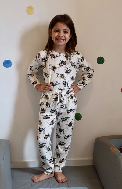 FotoPijama Infantil Unissex Pequenos Mergulhadores