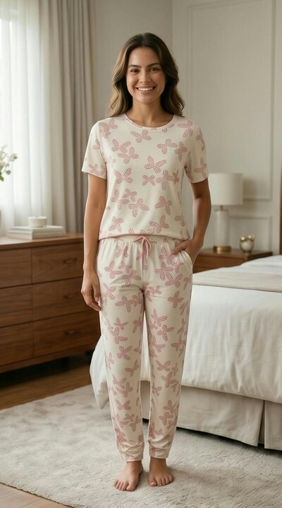 FotoPijama Meia Estação Borboletinhas