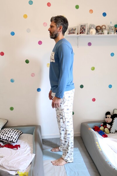 FotoPijama Maga Longa Masculino Voando Nas Nuvens