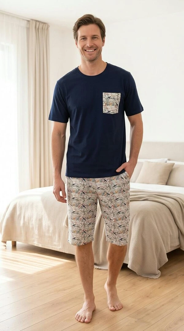 Pijama Verão Masculino Voyage