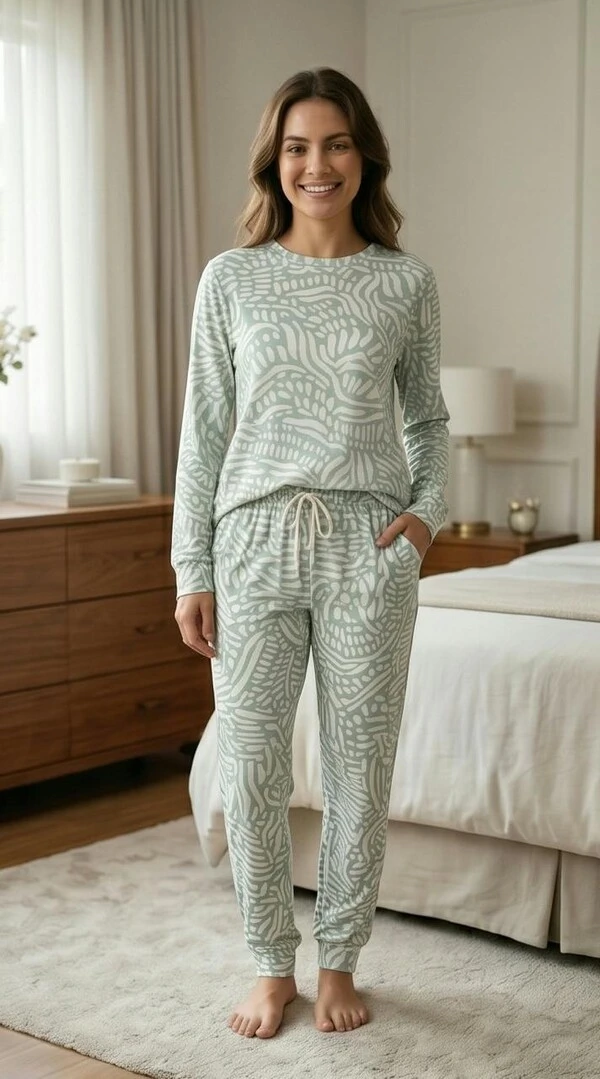 Pijama Manga Longa Jogging Naturale