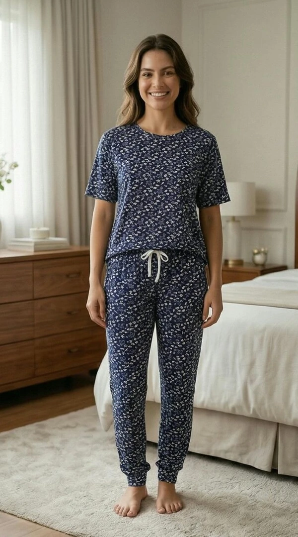 Pijama Meia Estação Mar Sereno