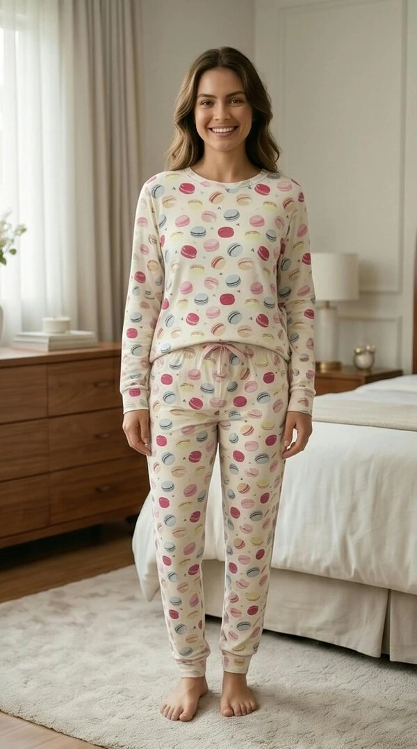 Pijama Manga Longa Jogging Dolce Macaron