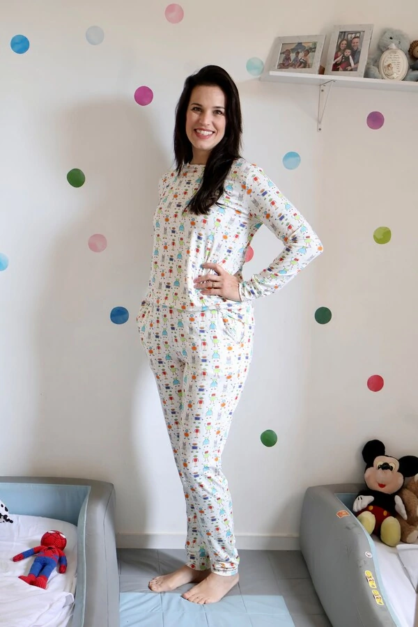 Pijama Jogging Manga Longa Mini Bots