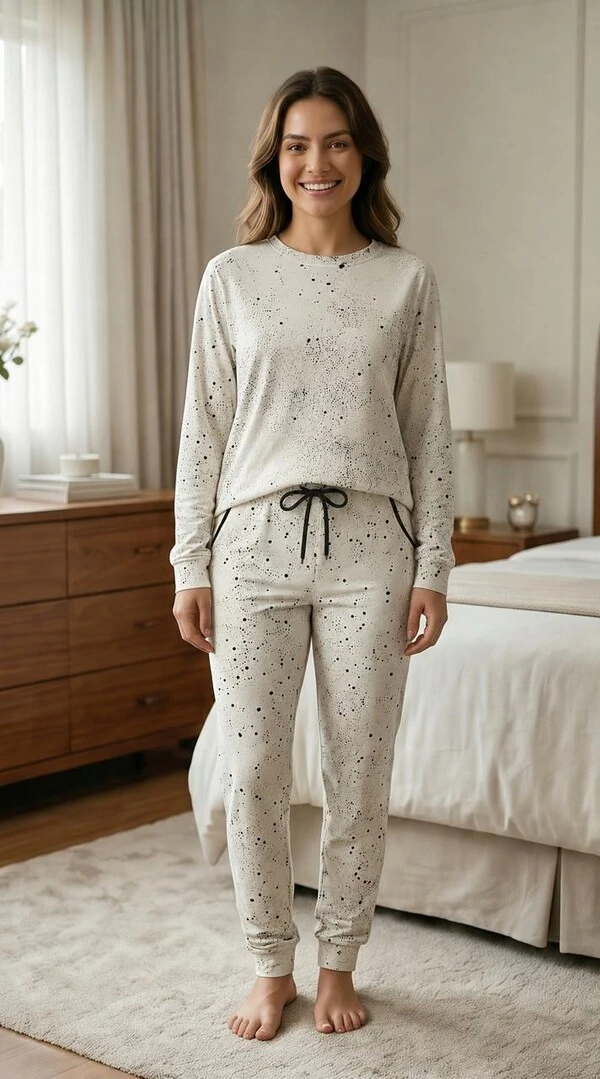 Pijama Manga Longa Jogging Spray Lunar