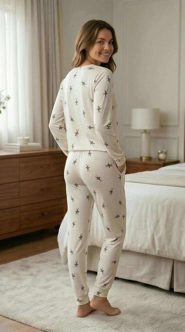 Pijama Manga Longa Jogging Bailarina Classic