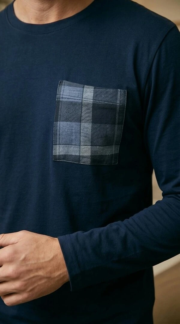 pijama Manga Longa Masculino Xadrez Urban chic