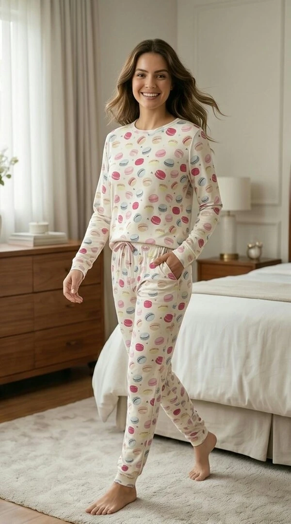 Pijama Manga Longa Jogging Dolce Macaron