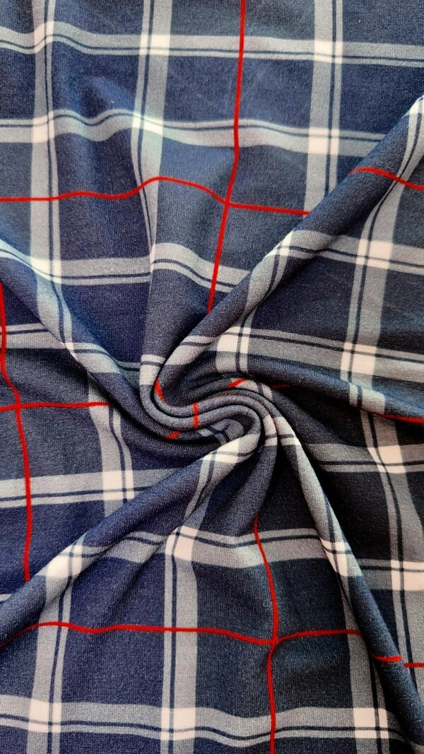 Pijama Manga Longa Xadrez Classic Blue