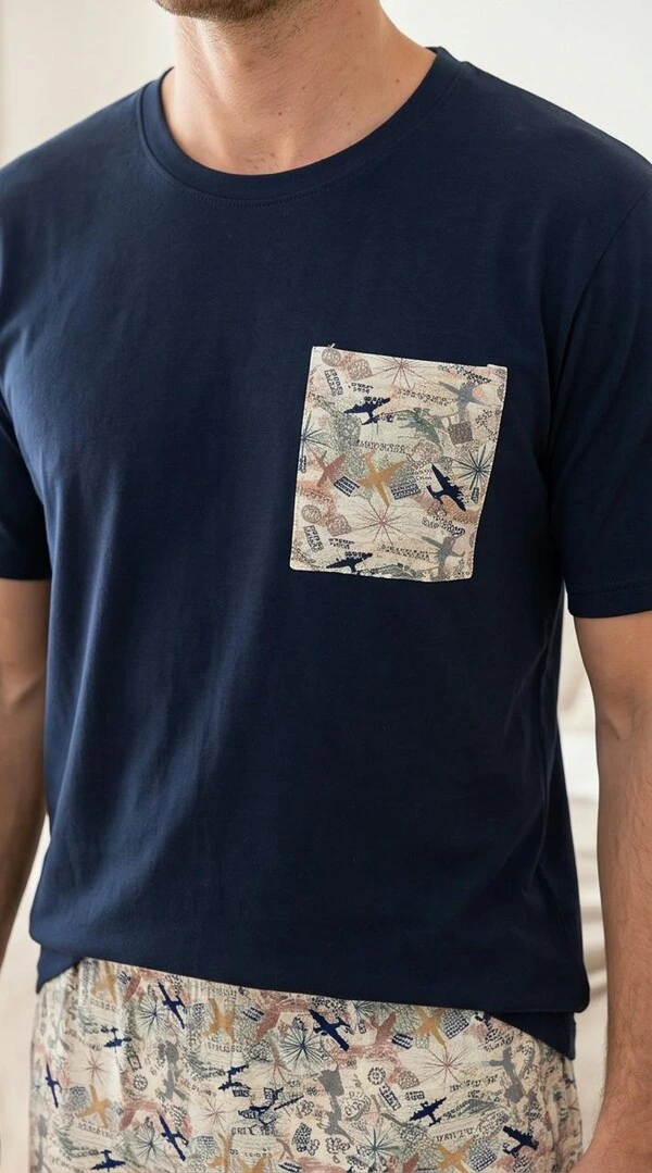 Pijama Verão Masculino Voyage