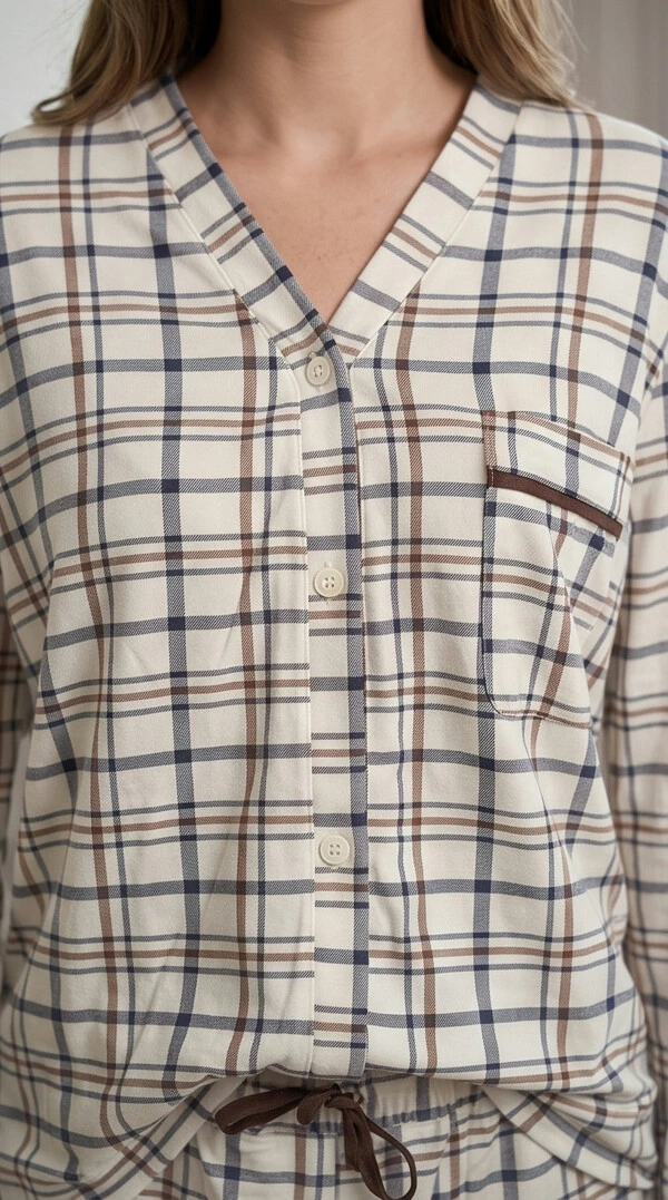 Pijama Americano Longo Calm Blue