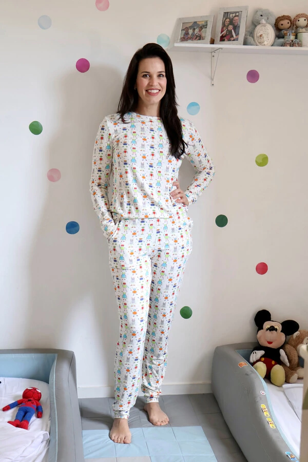 Pijama Jogging Manga Longa Mini Bots