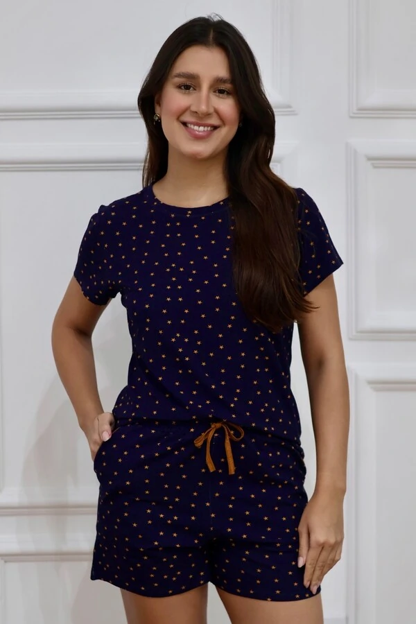Pijama Tshirt Estrela Amarela