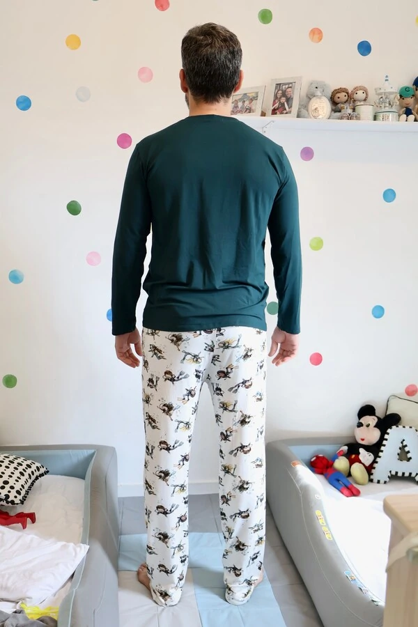 Pijama Manga Longa Masculino Pequenos Mergulhadores