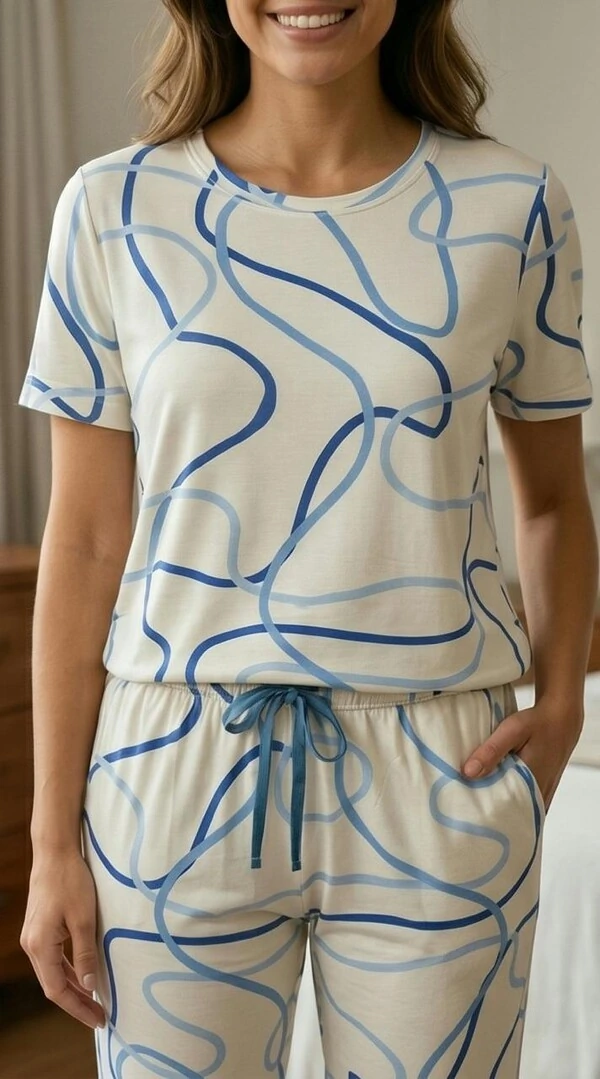 Pijama Meia Estaçao Linhas Serenas