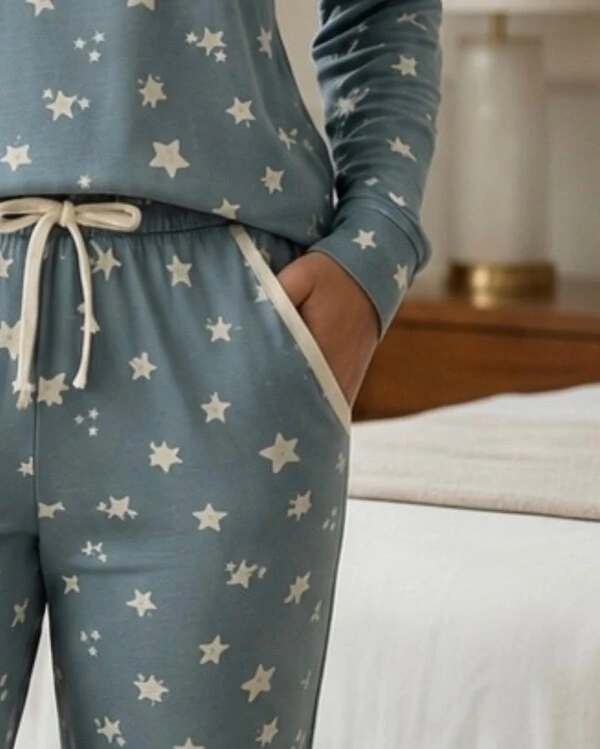 Pijama Manga Longa Jogging Noite Serena